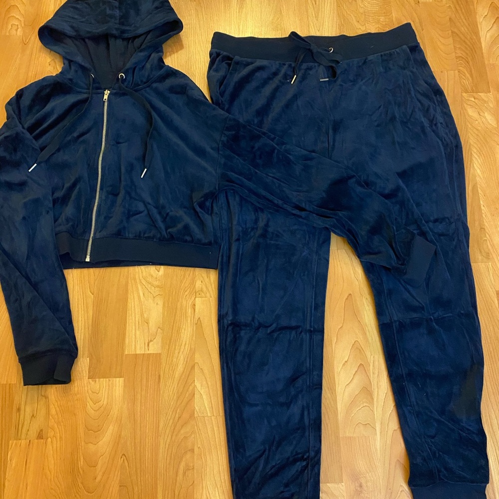 Velvet Jogger and hoodie set